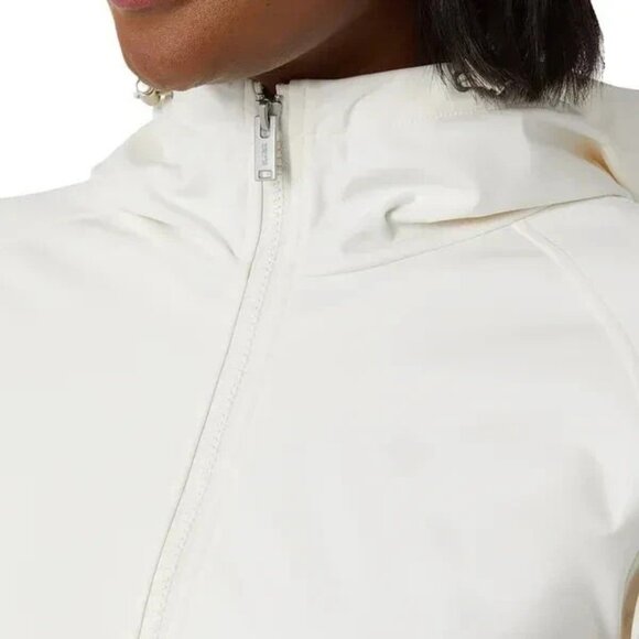 32 Degrees Heat Women's Size S Ivory Hooded Windbreaker Jacket - Picture 3 of 11